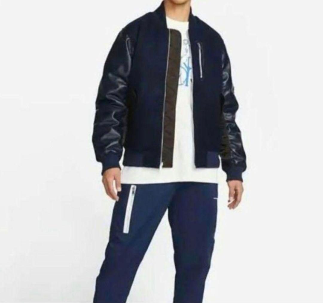 NIKE NSW スタジャン デストロイヤージャケット ネイビー XL - メルカリ