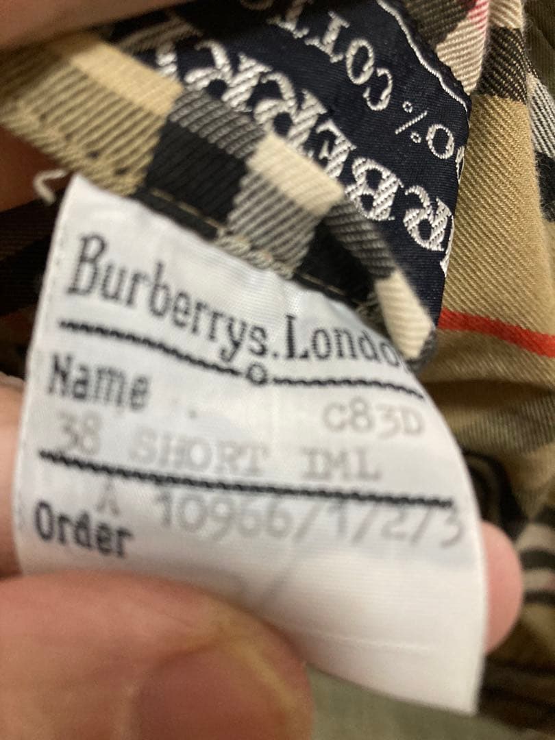 バーバリー ヴィンテージ 一枚袖 コート ライダー70〜80年代