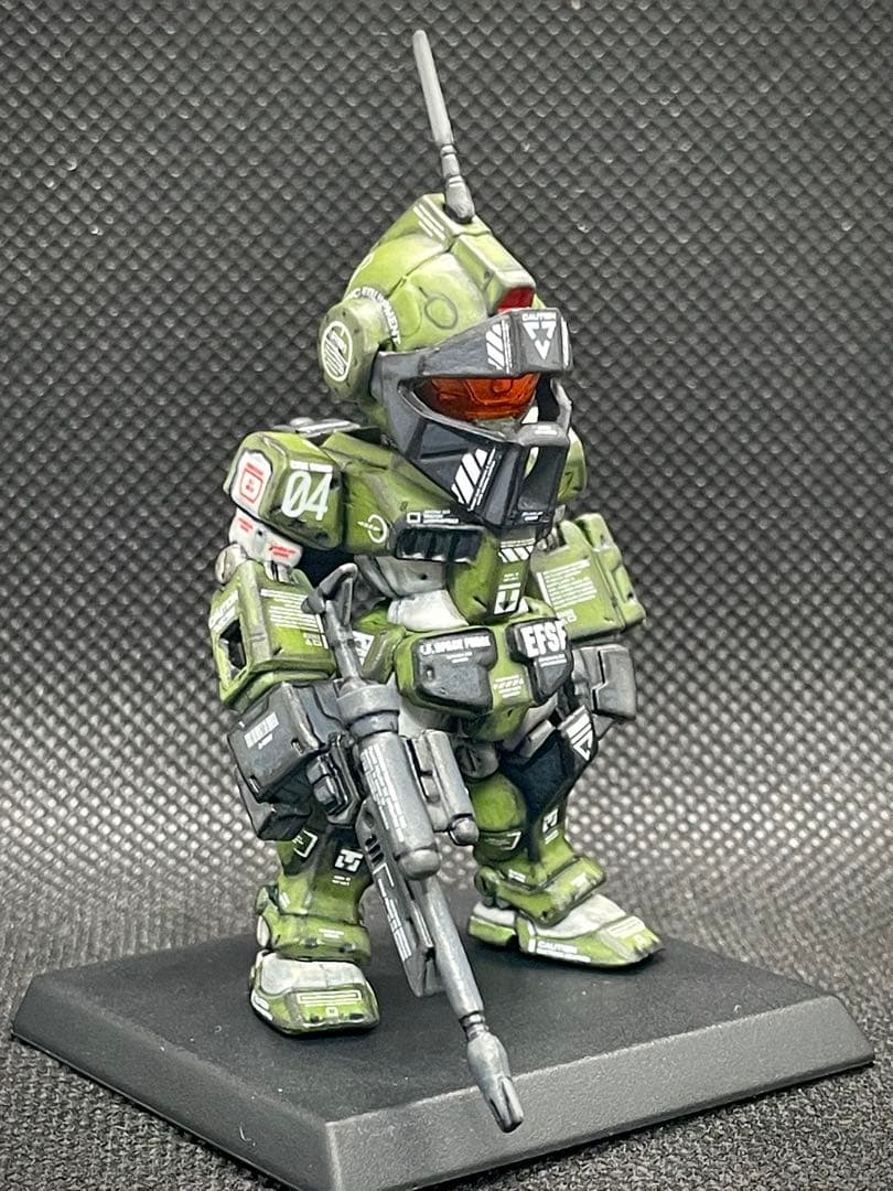 【送料無料/匿名配送】ガンダムコンバージ ジムスナイパー カスタム リペイント