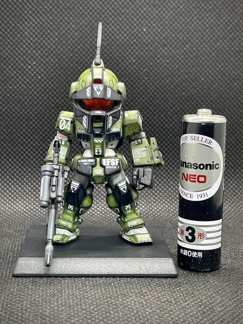 【送料無料/匿名配送】ガンダムコンバージ ジムスナイパー カスタム リペイント