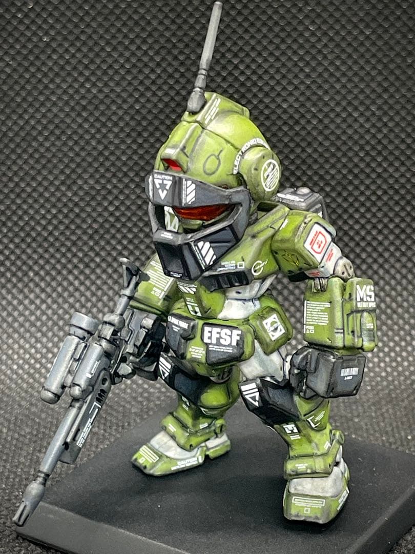 【送料無料/匿名配送】ガンダムコンバージ ジムスナイパー カスタム リペイント