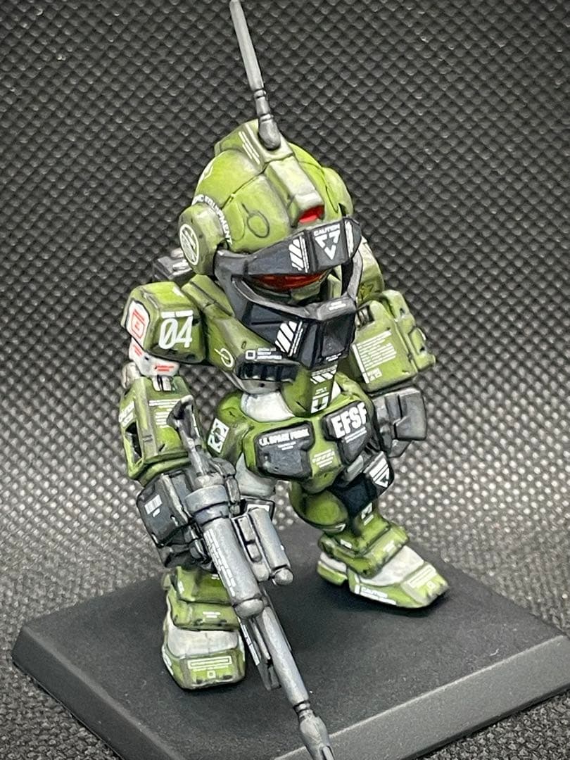 【送料無料/匿名配送】ガンダムコンバージ ジムスナイパー カスタム リペイント