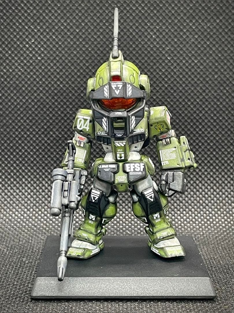 【送料無料/匿名配送】ガンダムコンバージ ジムスナイパー カスタム リペイント