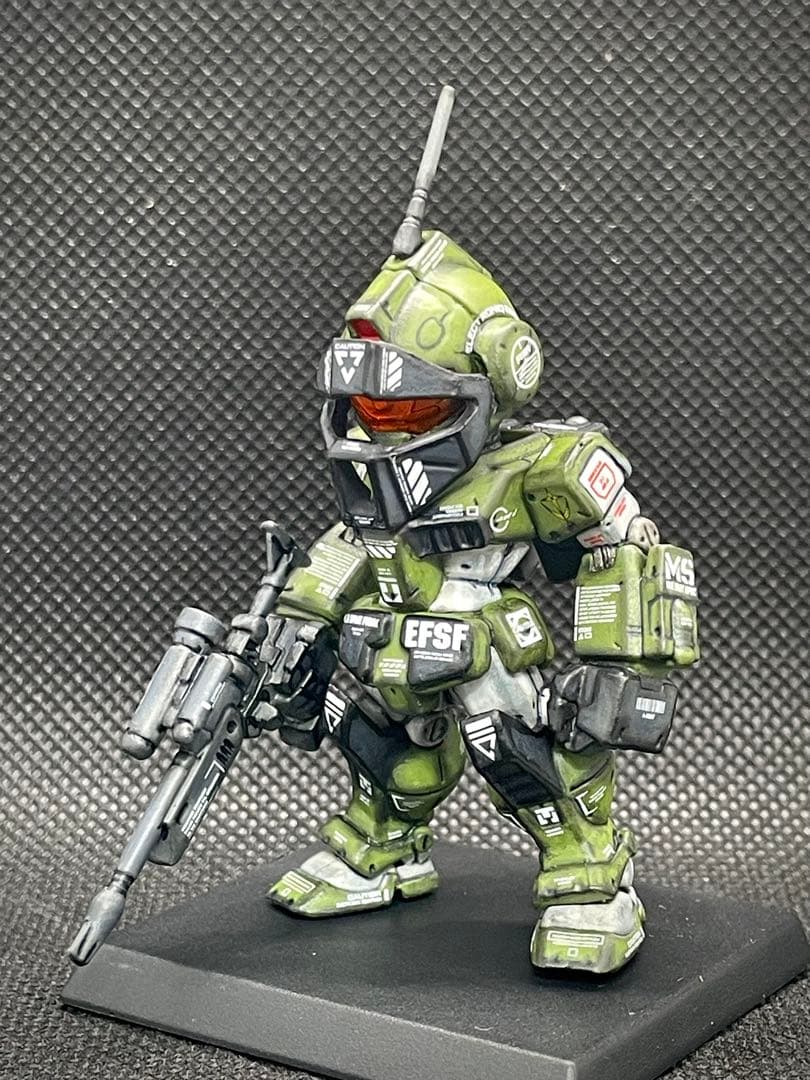 【送料無料/匿名配送】ガンダムコンバージ ジムスナイパー カスタム リペイント