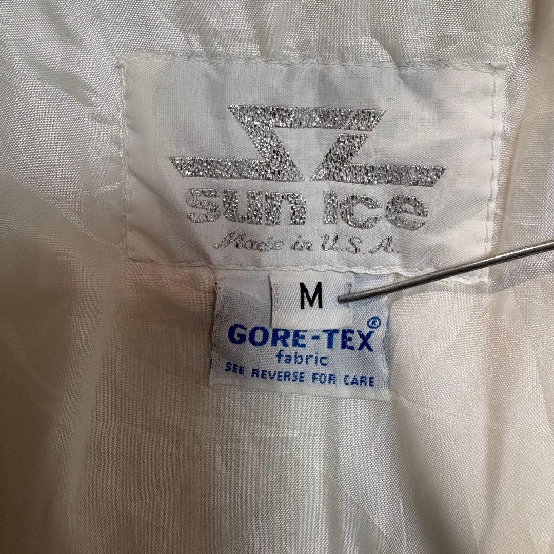 90s SUNICE GORE-TEX 中綿スキージャケット ホワイト×ブルー