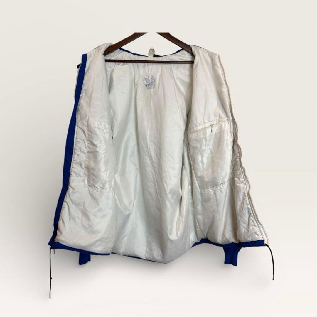 90s SUNICE GORE-TEX 中綿スキージャケット ホワイト×ブルー