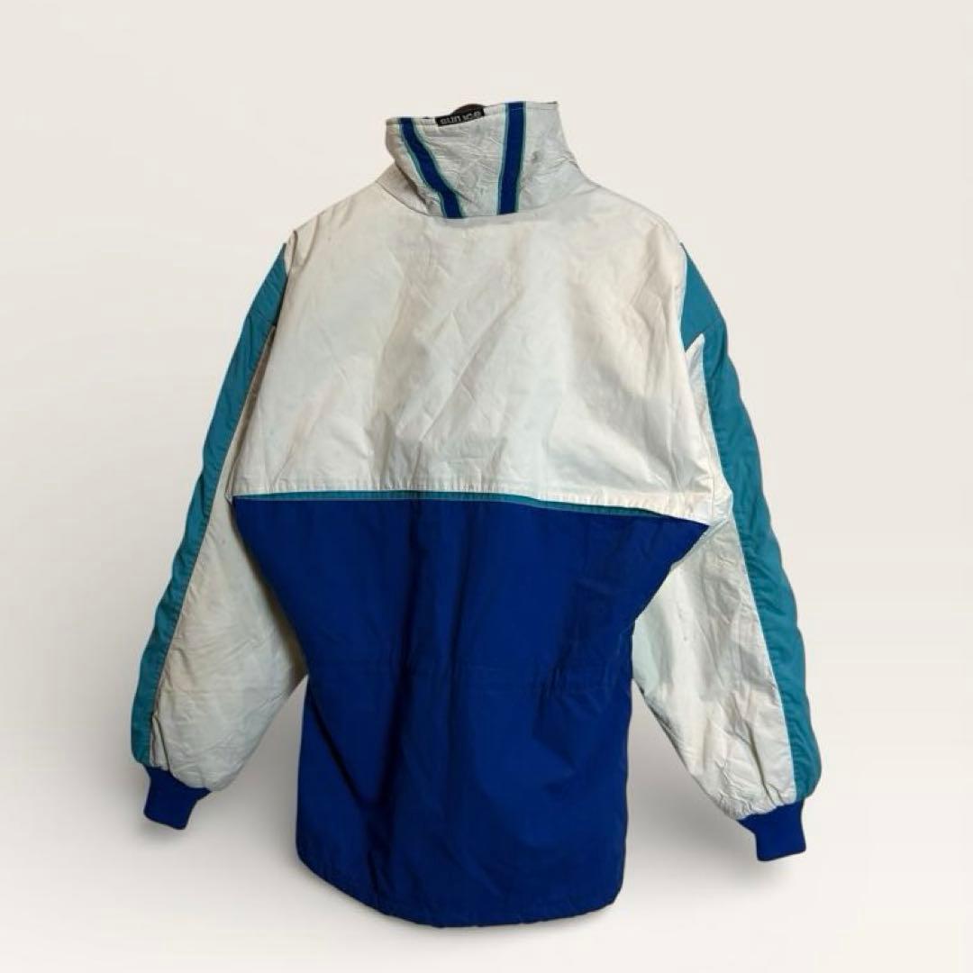 90s SUNICE GORE-TEX 中綿スキージャケット ホワイト×ブルー