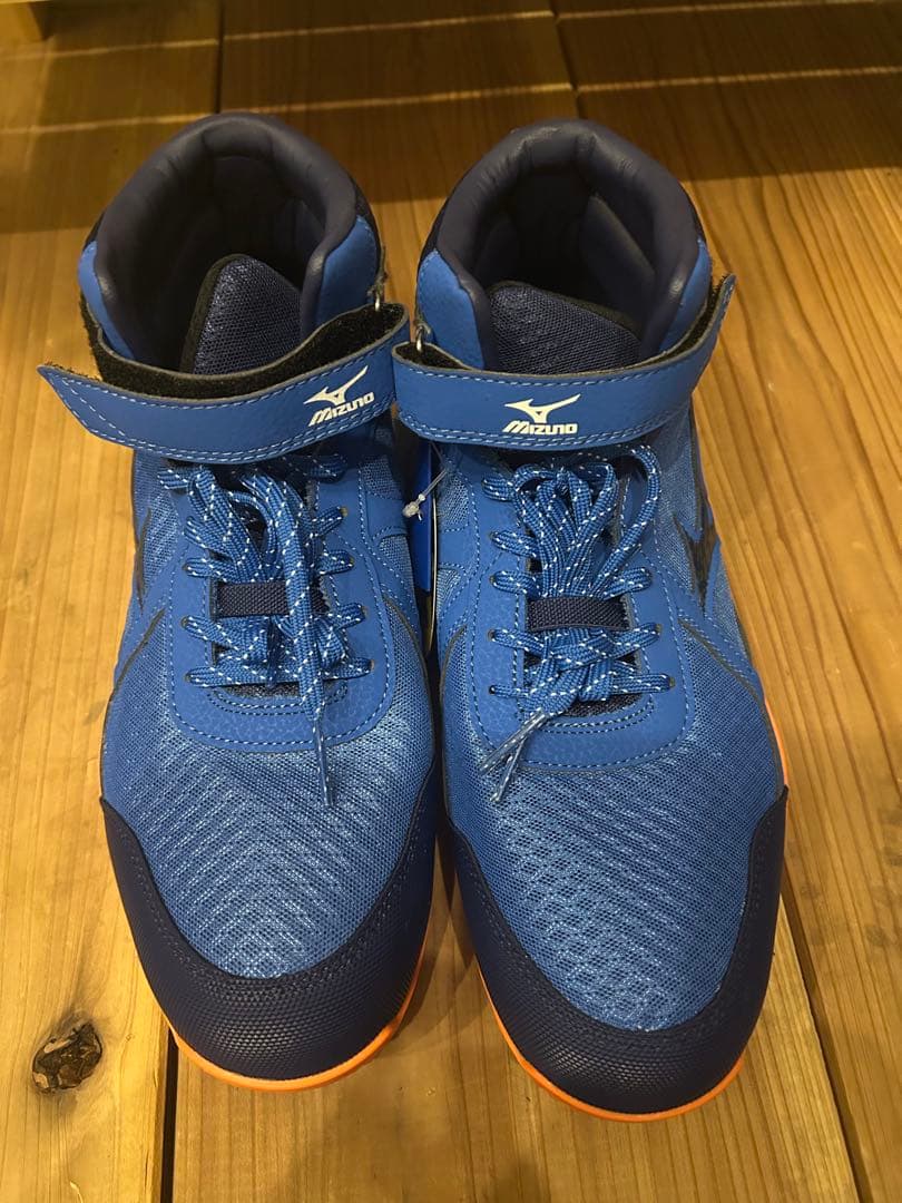 Mizuno 安全靴 27.5cm 青 JSAA A種
