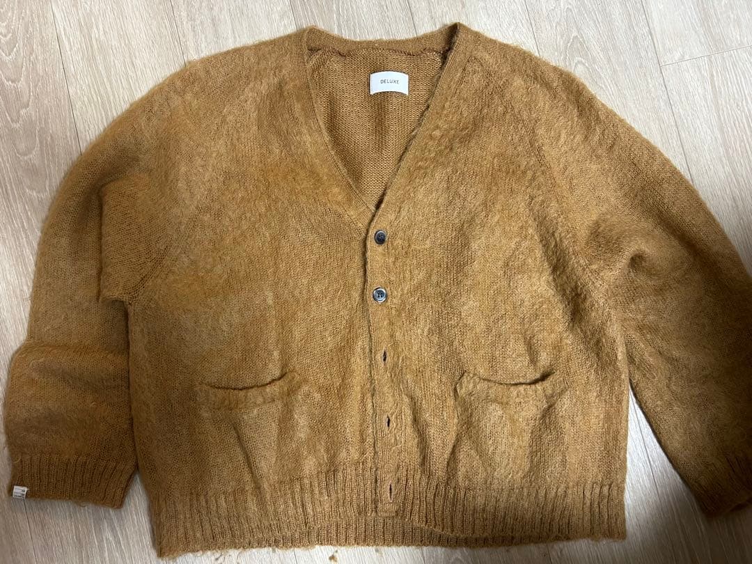 DELUXE モヘアカーディガン Mサイズ 野村訓市