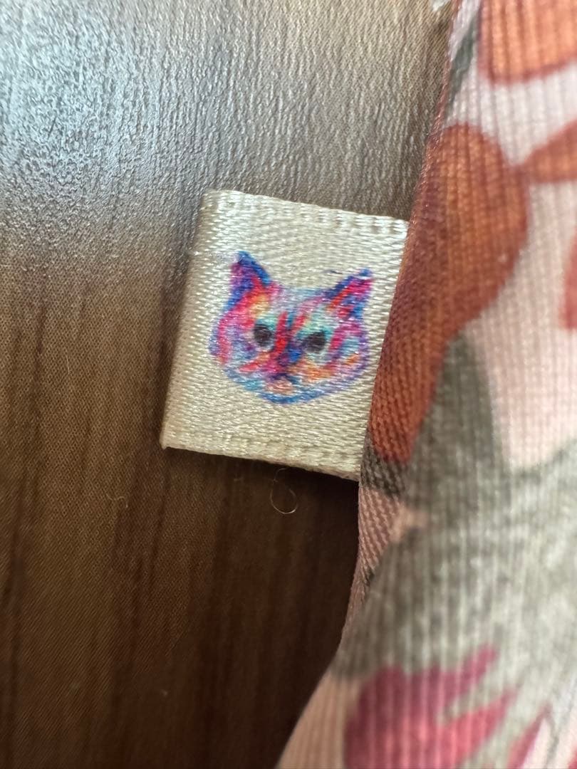 unoa レオタード　猫柄　赤　レッド　MS