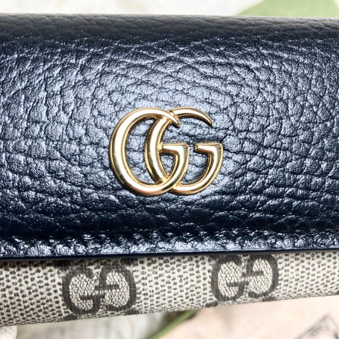 【未使用】 GUCCI GGマーモント キーケース