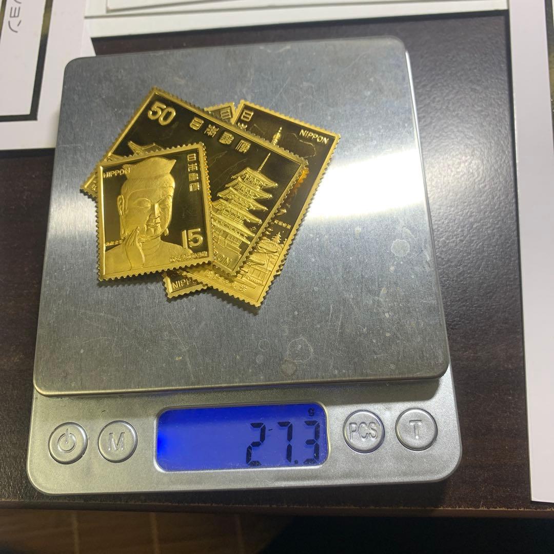 12440希少　松本徽章工業　日本製　純金張　金属工芸品