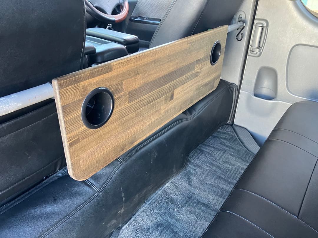 200系ハイエースセカンドテーブル(エボニー)900mm×300mm