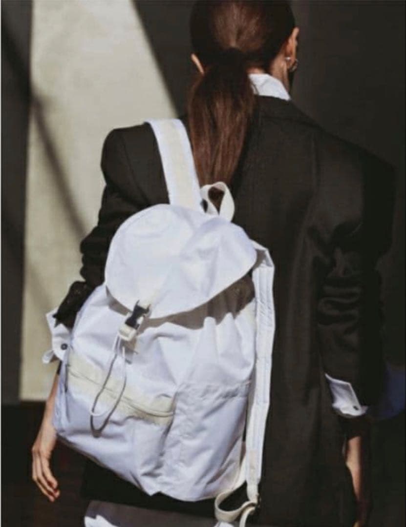 新品未使用レスポートサック　神崎恵　コラボ　ホワイト　リュック　バックパック