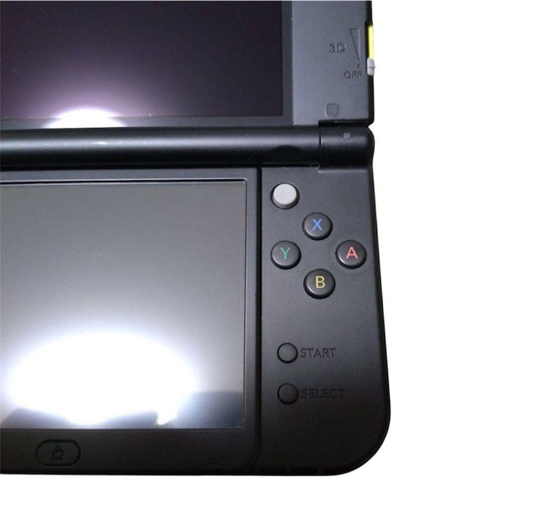 【動作品】Newニンテンドー3DS LL ライ ムxブラック本体