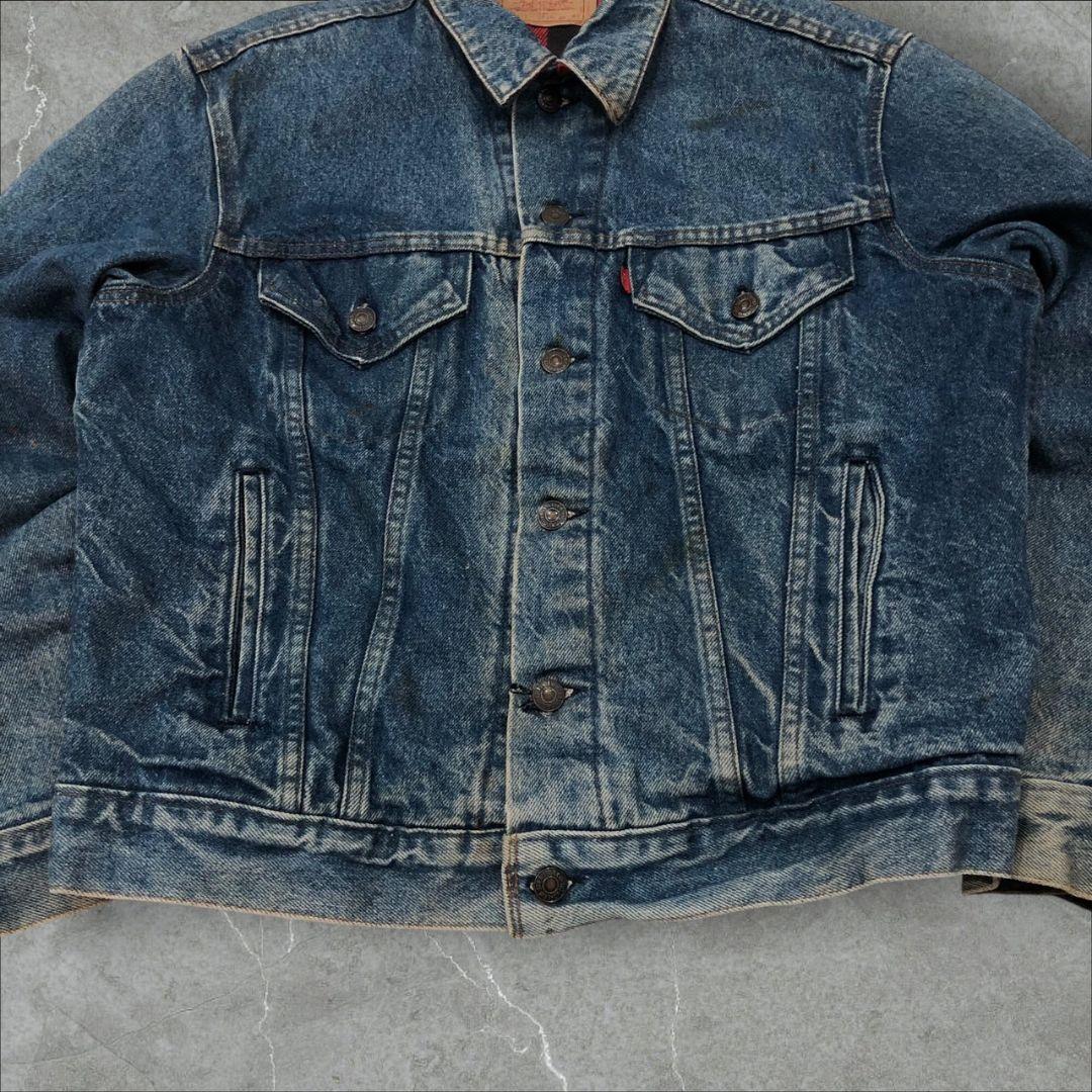 鬼フェードUSA製80sLevi'sリーバイスデニムジャケットGジャン70505
