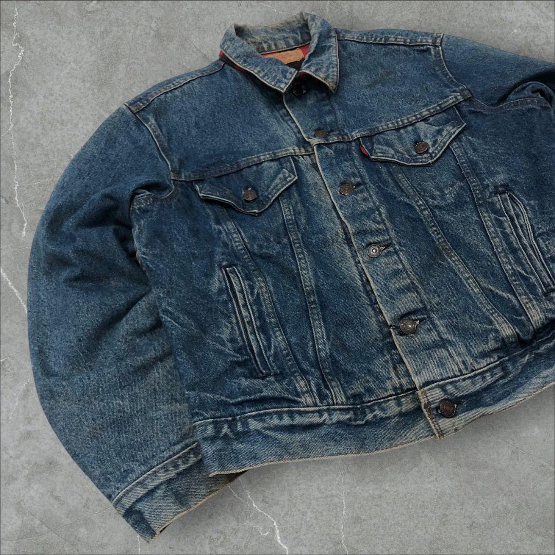 鬼フェードUSA製80sLevi'sリーバイスデニムジャケットGジャン70505