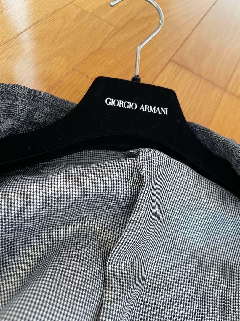 美品　GIORGIO ARMANIジョルジオアルマーニ　シアサッカー　ジャケット