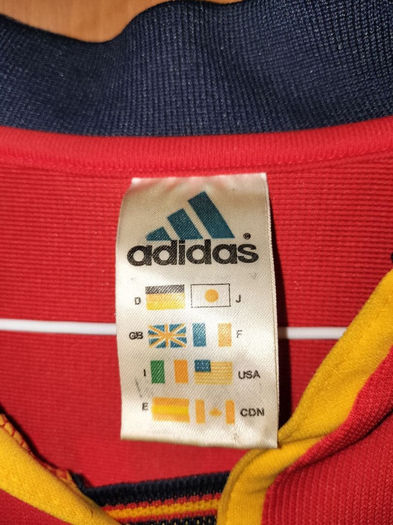 サッカー スペイン代表 2000 ホームユニフォーム #10 ラウール XL相当