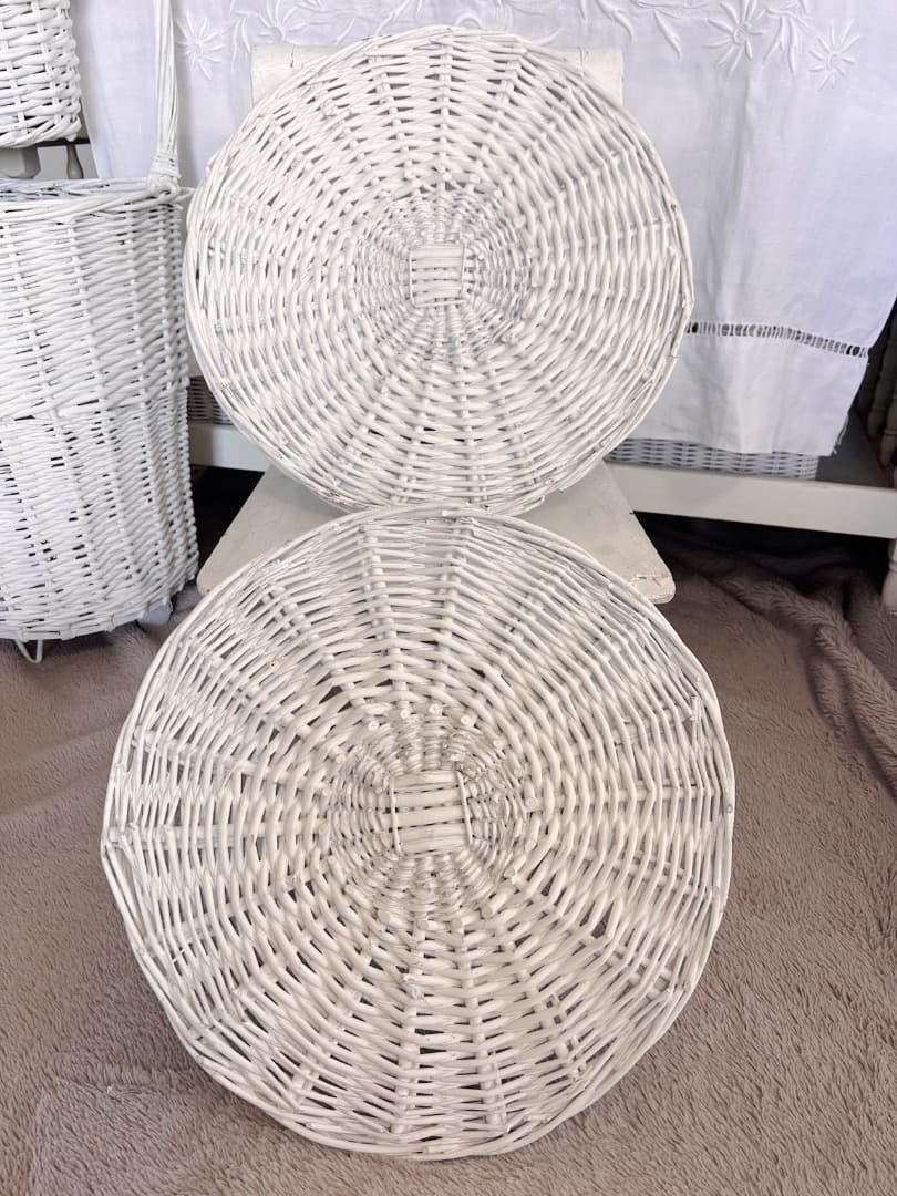 フランス アンティーク パニエ かご バスケット 籐 柳 ピクニック 蚤の市