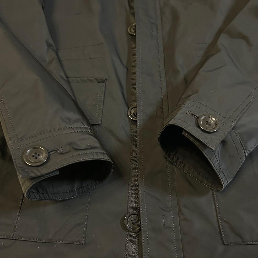 バーバリーブラックレーベル2way ラクーンファー　ミリタリー　モッズ　コート