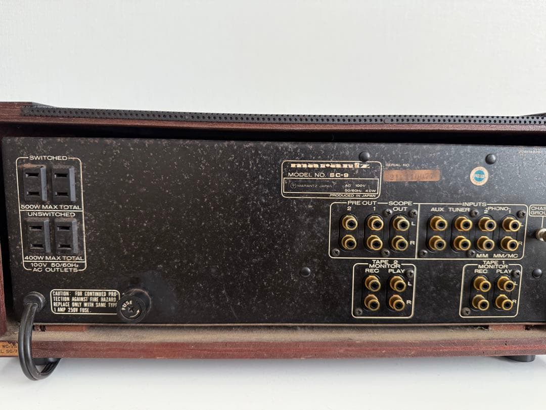 今*本様 Marantz　sc-9　プリアンプ　オーバーホール、チューンナップ済