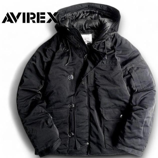 AVIREX アヴィレックス 中綿ブルゾン ミリタリージャケット 定2.4万 L