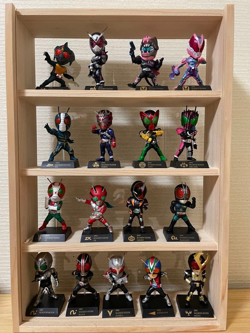仮面ライダー デフォルメクス 一番くじ フィギュア 17体セット ケース