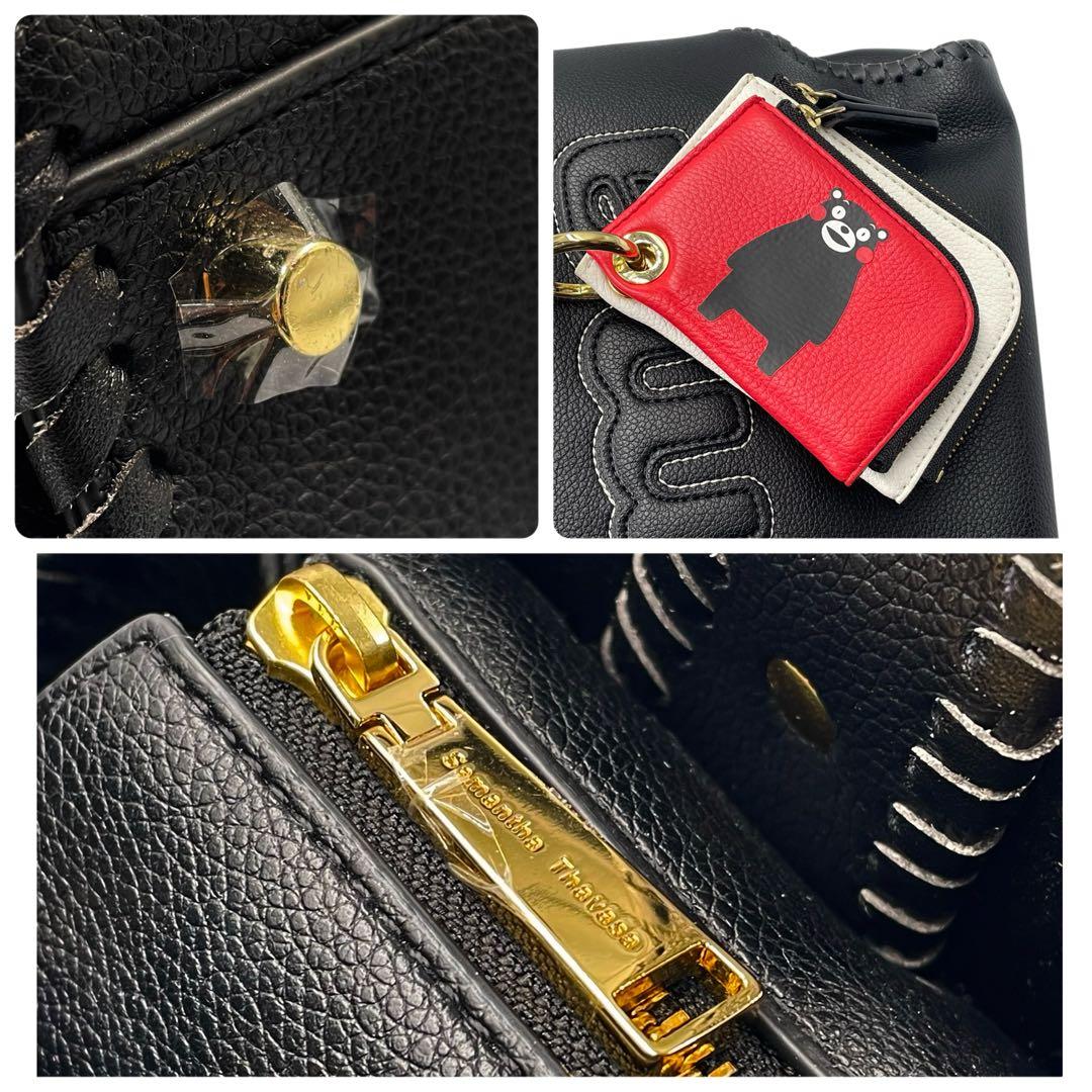 《未使用品》サマンサタバサ クマモン コラボ 2way ショルダー ハンドバッグ