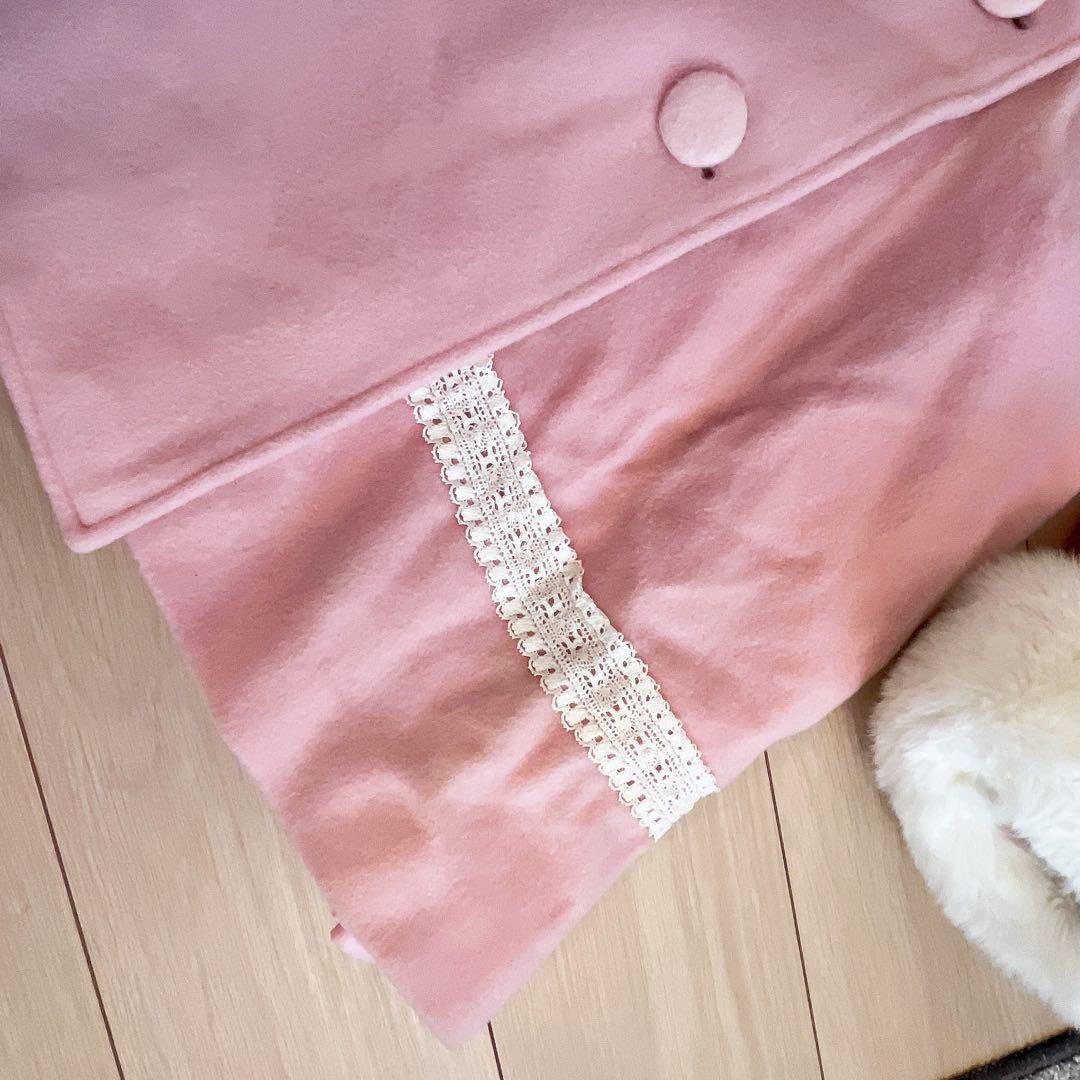 BABY, THE STARS SHINE BRIGHT コート ピンク 汚れ有 - メルカリ