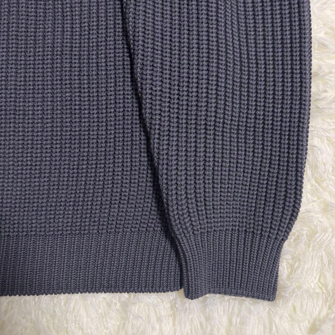 バトナー BATONER シグネチャー クルーネック ニット グレー Lサイズ