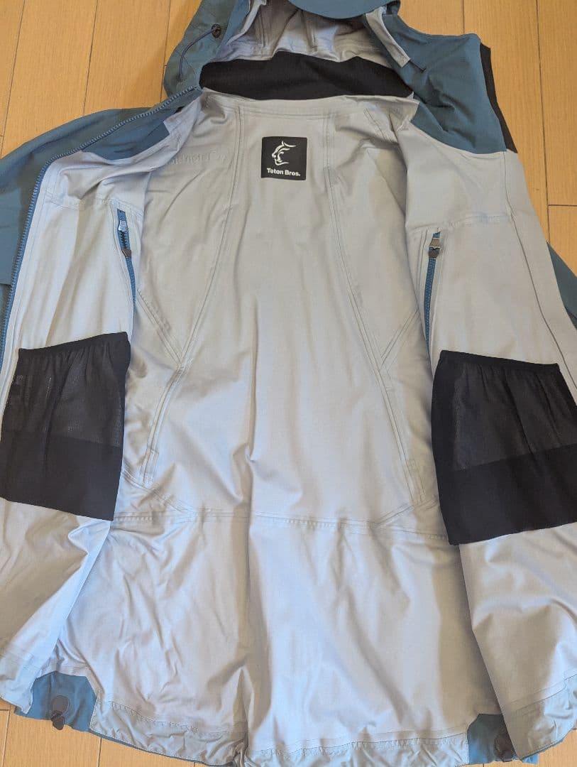 Teton BrosティートンブロスTBジャケット/パンツ上下セット ブルー L