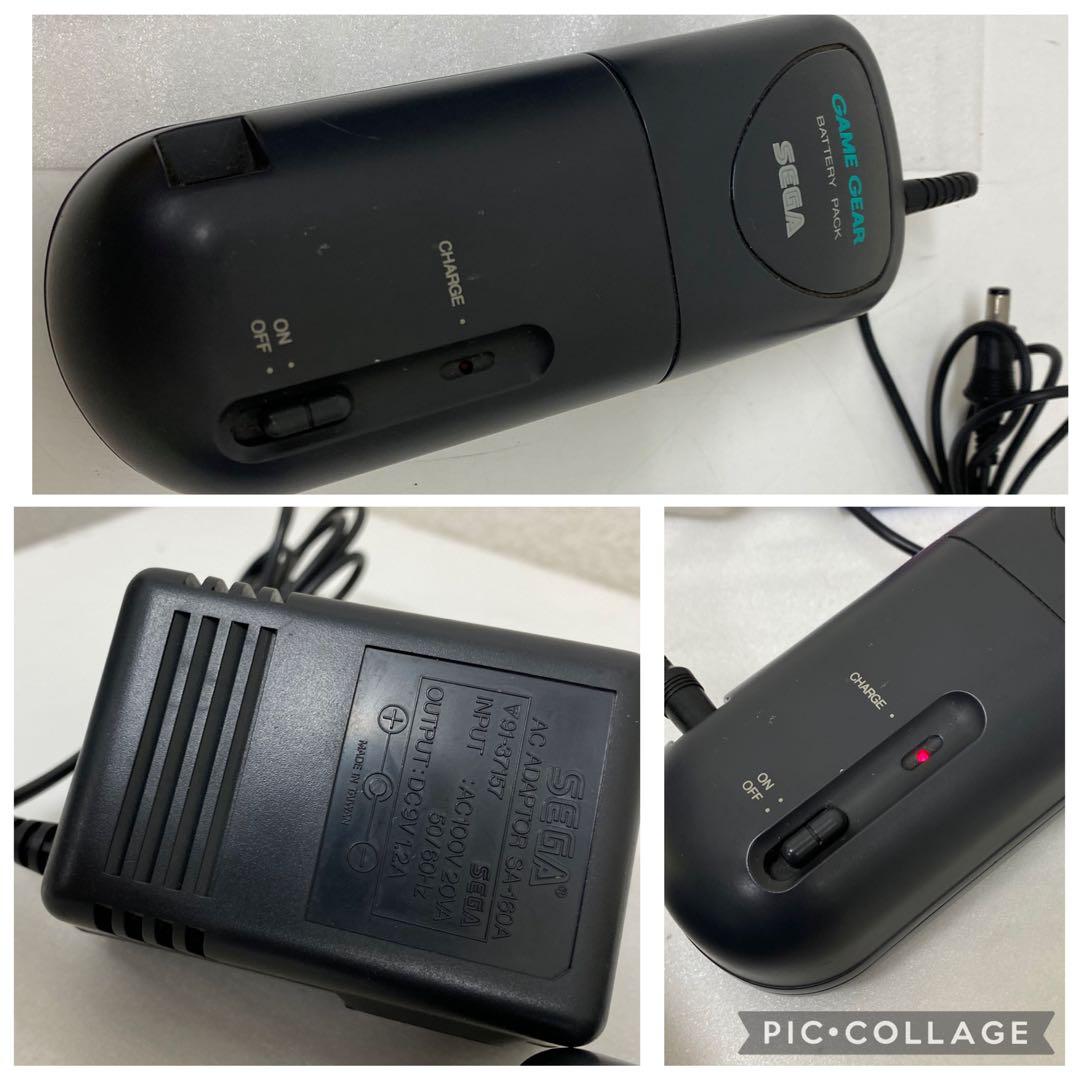 3-2800 SEGAのGame Gear本体と１０本のゲームソフト