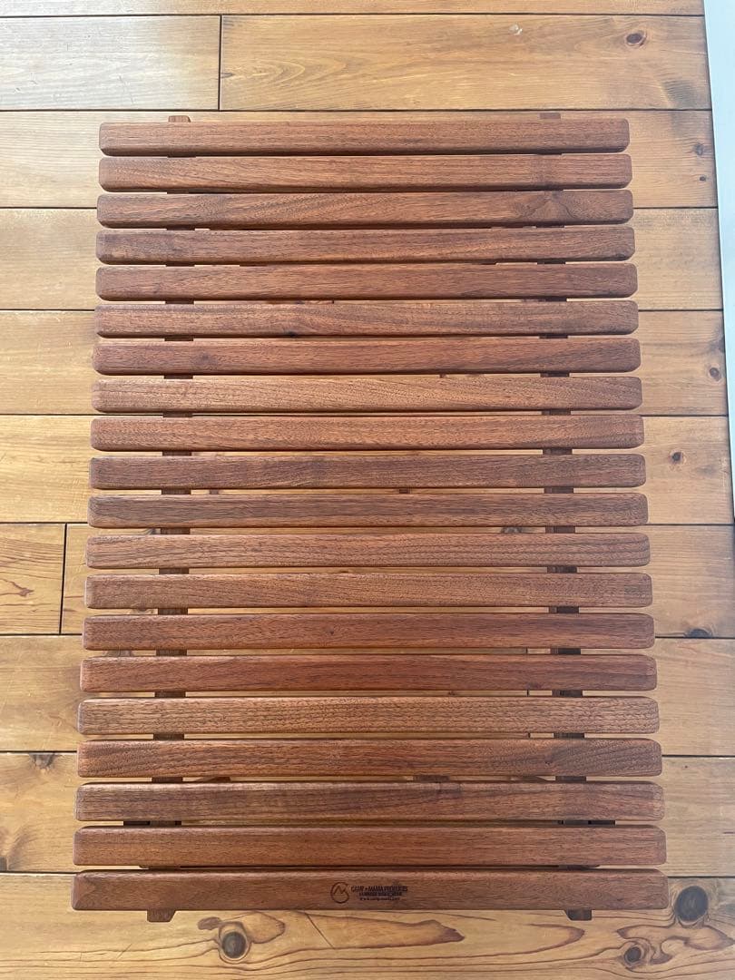 キャンプマニアプロダクツ　ウォールナットテーブル　②