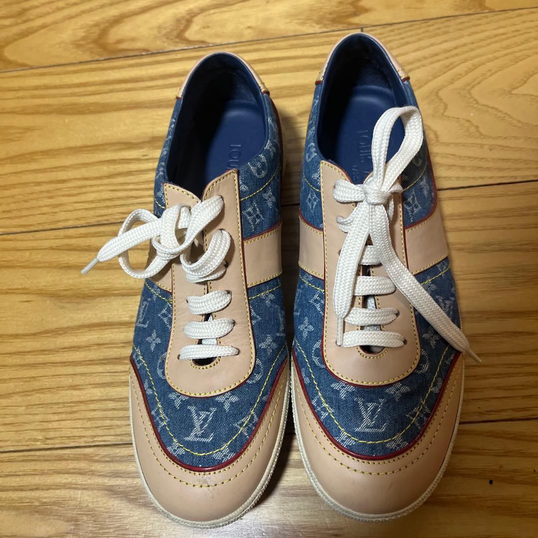 Louis Vuitton デニム/ベージュ スニーカー