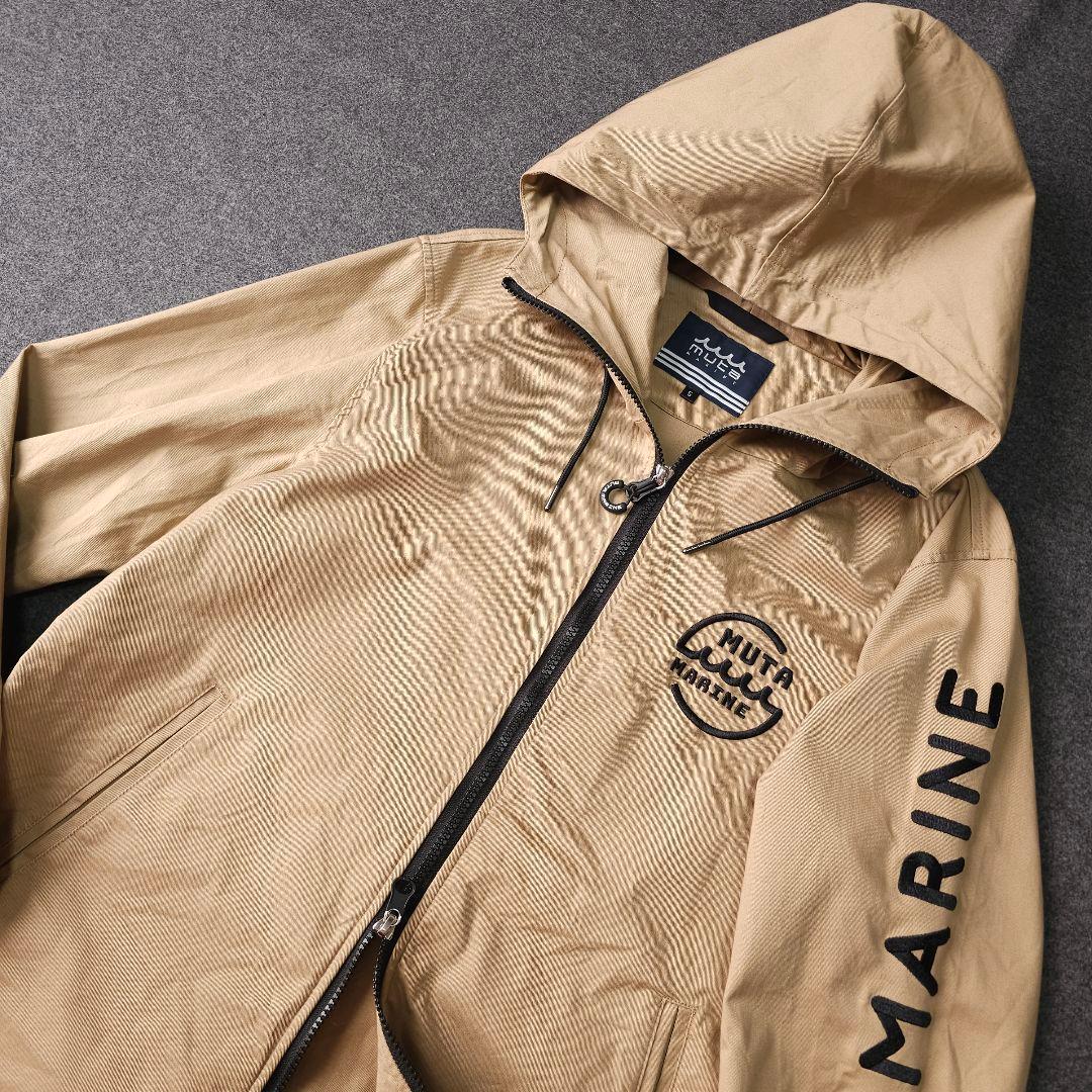 ムータマリンゴルフ】ビッグロゴ 袖ロゴ 長袖ブルゾンジャケット