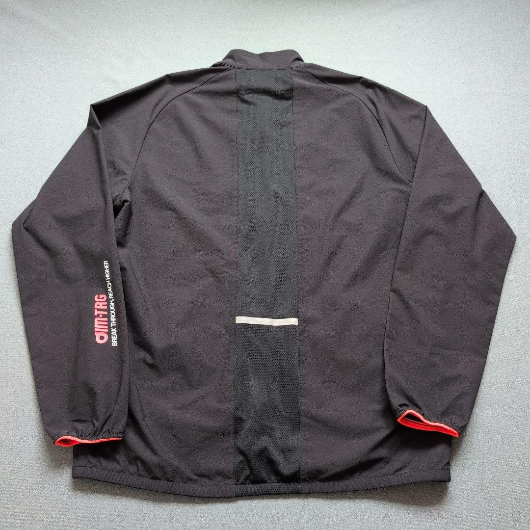 【極美品】アシックス　ストレッチクロスジャケットパンツ　トレーニング上下　L 黒