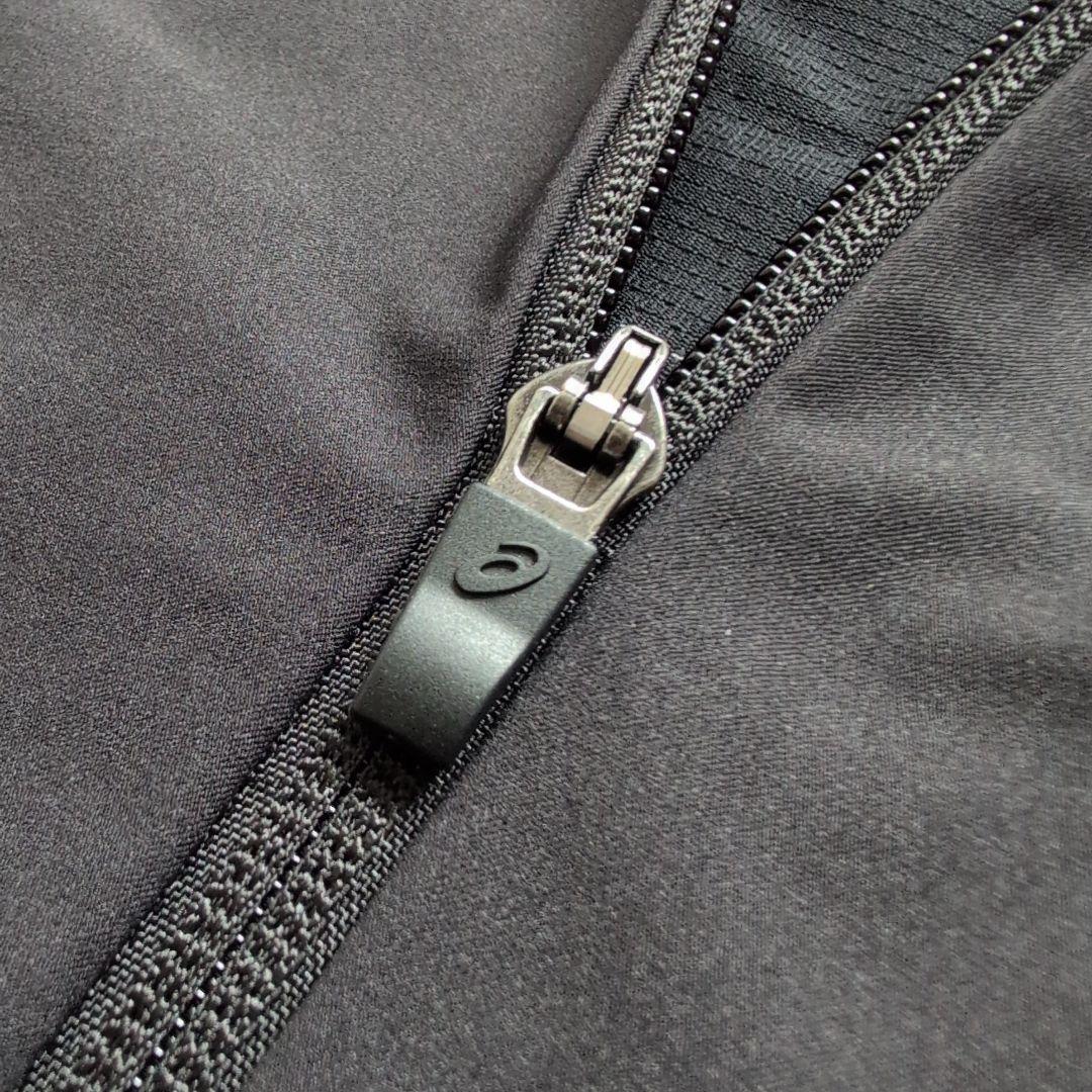 【極美品】アシックス　ストレッチクロスジャケットパンツ　トレーニング上下　L 黒