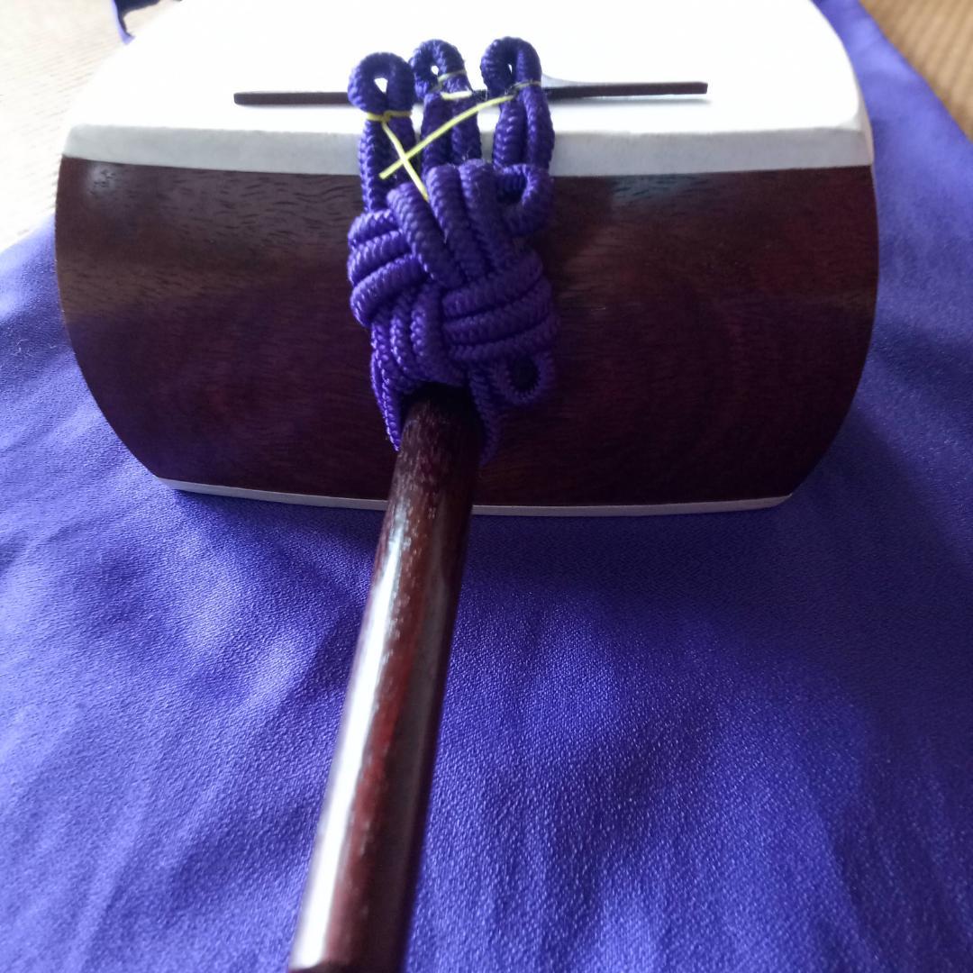 越中富山　本場和胡弓おわら胡弓　紅木、花梨材 竹弓馬毛3本ケース 付属品付