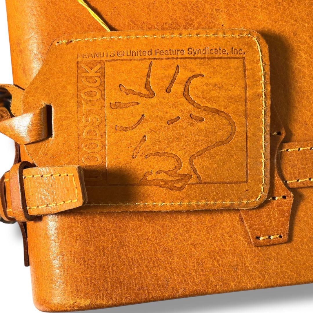 【極美品】スヌーピー　トランクケース　ハンドバッグ　レザー　革　金具　鍵付き