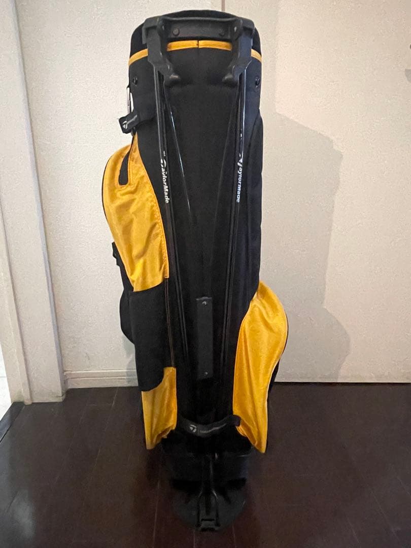 TaylorMade キャディバッグ 黒/黄色 中古 TaylorMade キャディバッグ