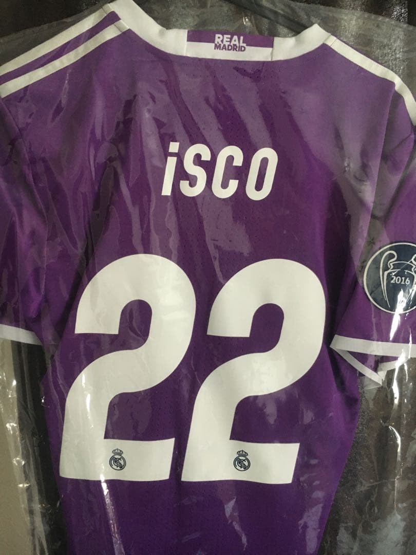 入試困難‼️レアルマドリー 17-18 CL決勝 イスコ 選手支給 - メルカリ