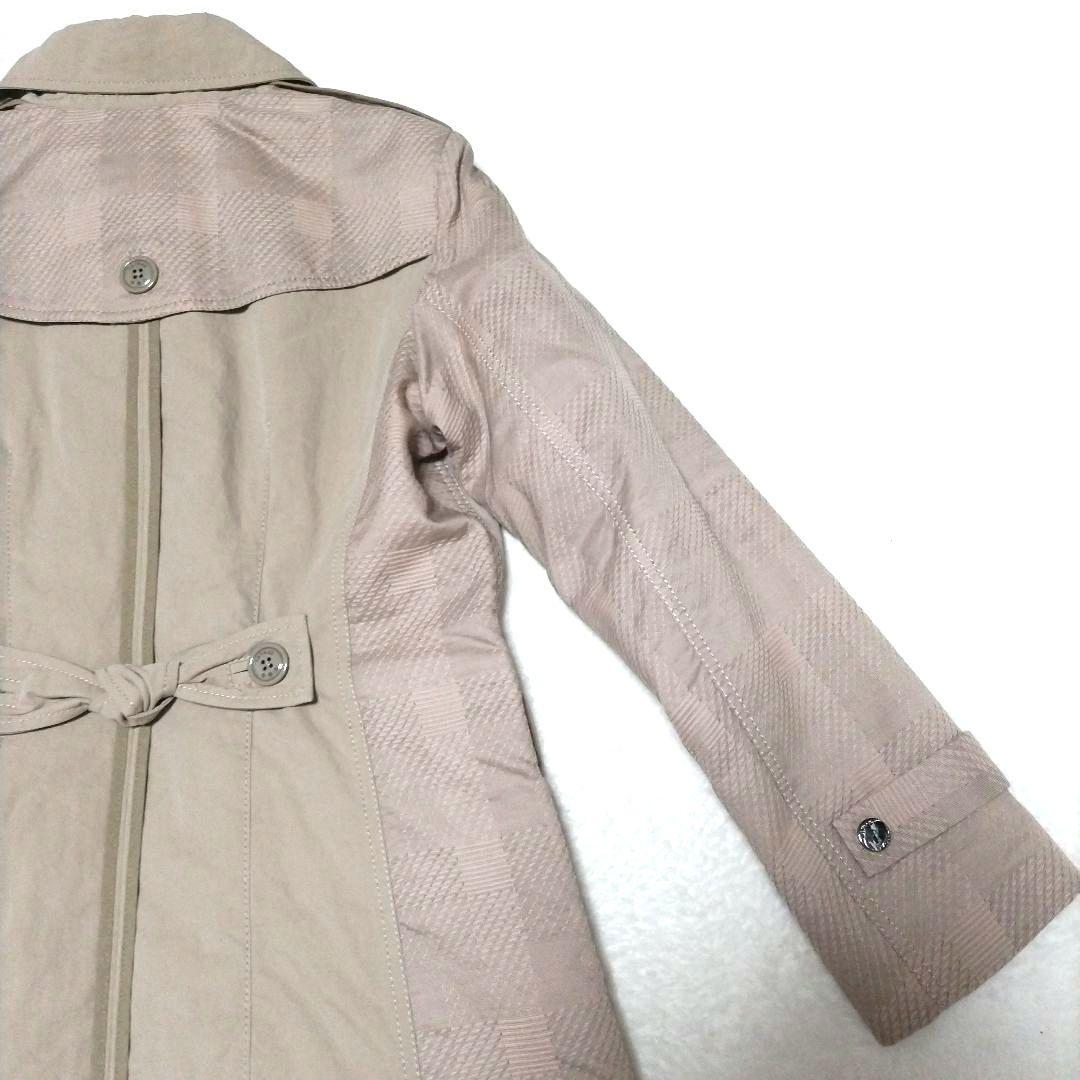 【美品】TATRAS Rライン プリマロフト リボン チェック 中綿ロングコート