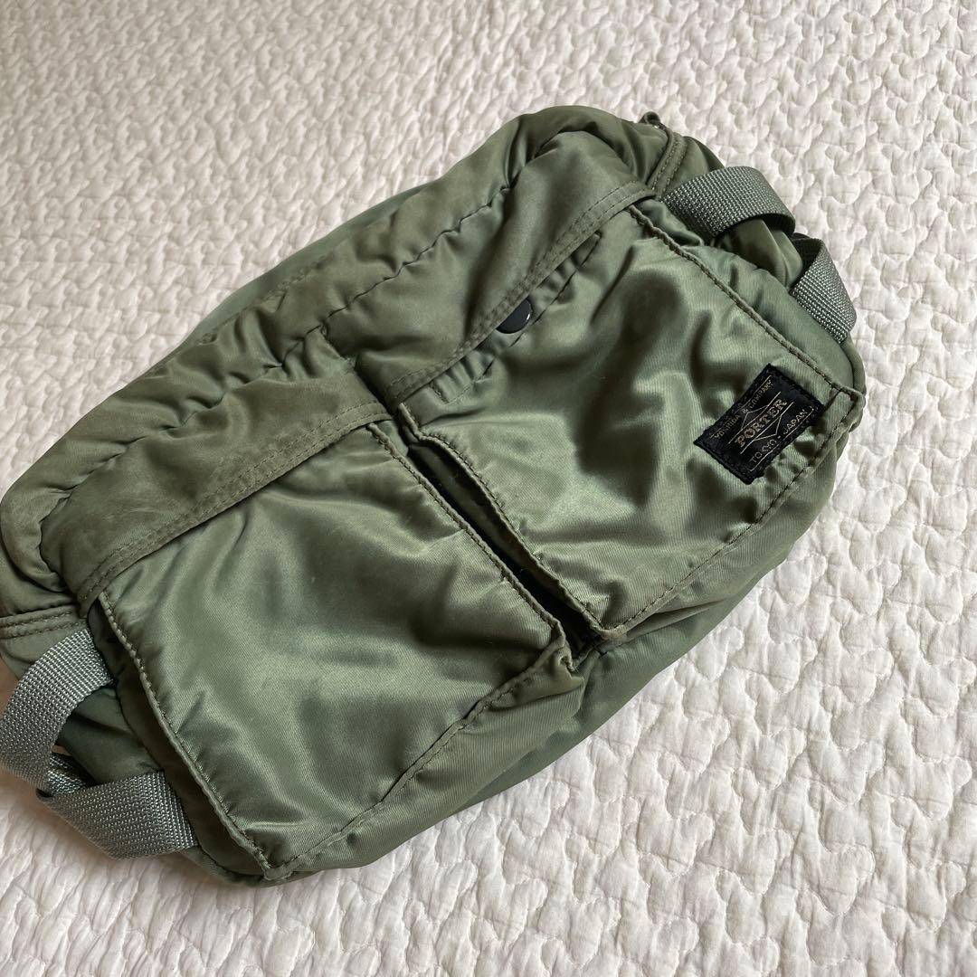 PORTER ボディバッグ オリーブグリーン