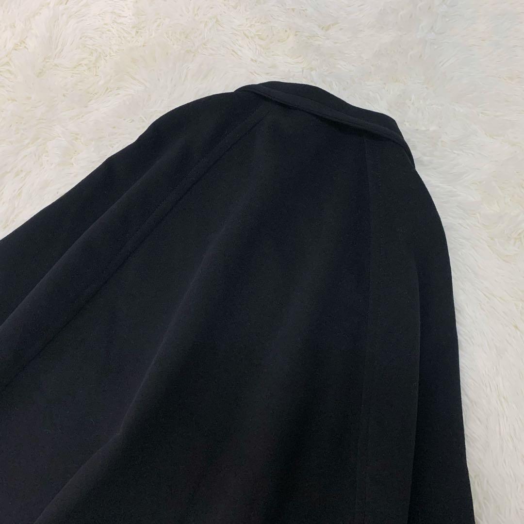 リフレクト Reflect ウール アンゴラ ケープ コート ポンチョ ブラック