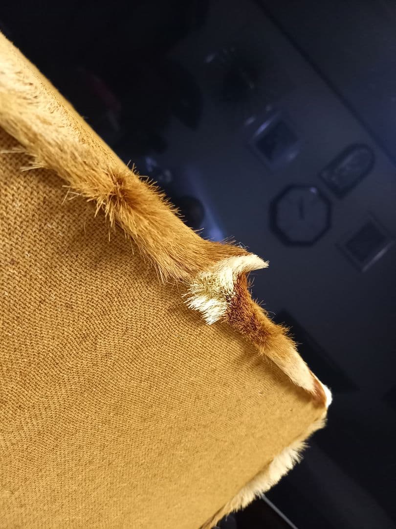 希少 メゾン テルガス フランス製 ガゼル 毛皮 スツール ボックス