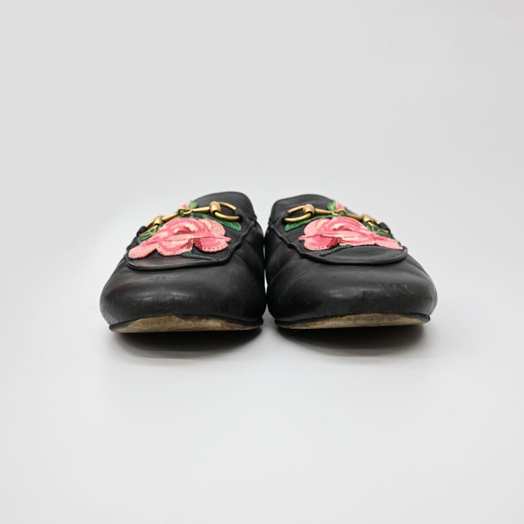 ■ 46569★グッチ プリンスタウン ホースビット ローファー　サンダル