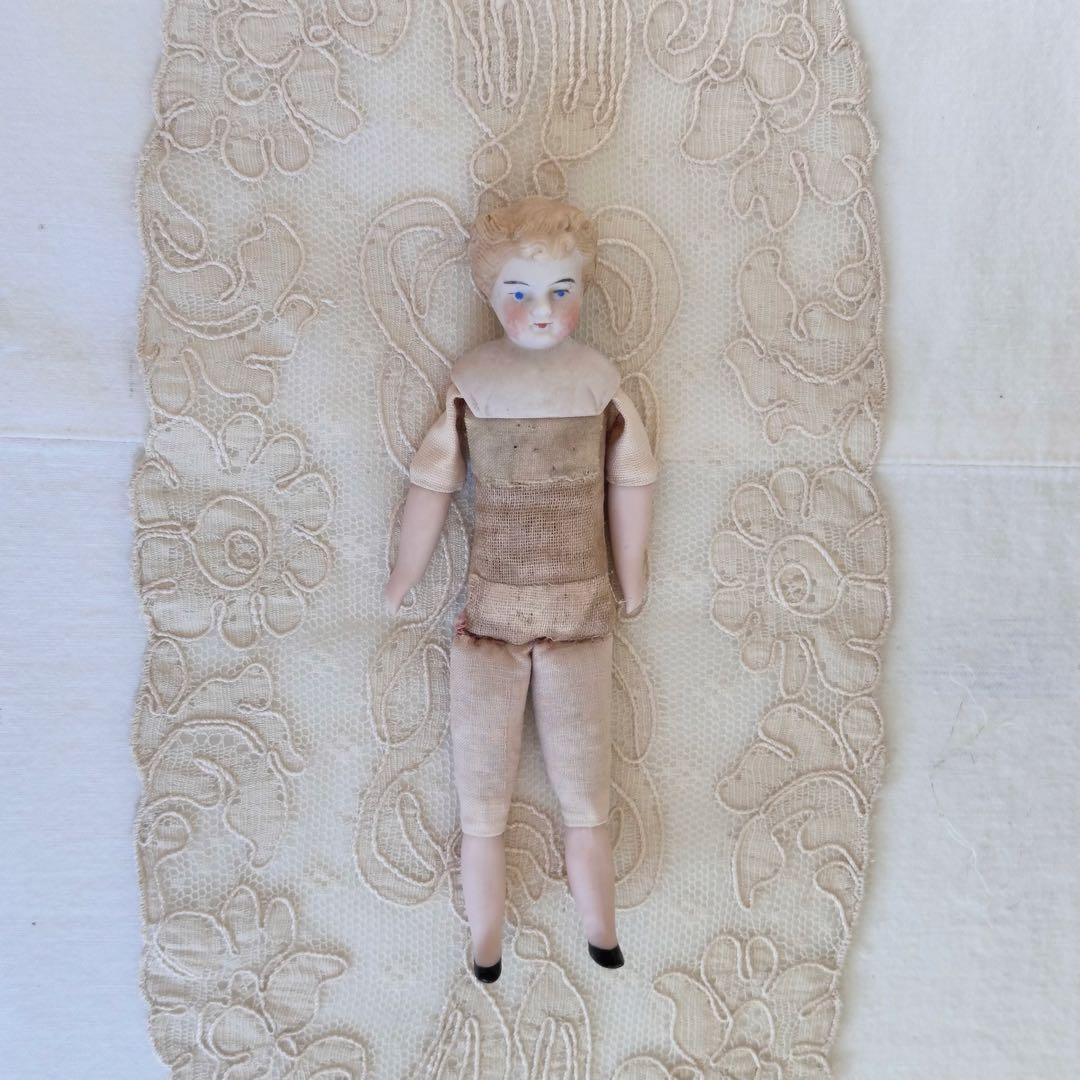 ヨーロッパアンティーク　フランスアンティーク　ビスクドール　チャイナさん　お友達