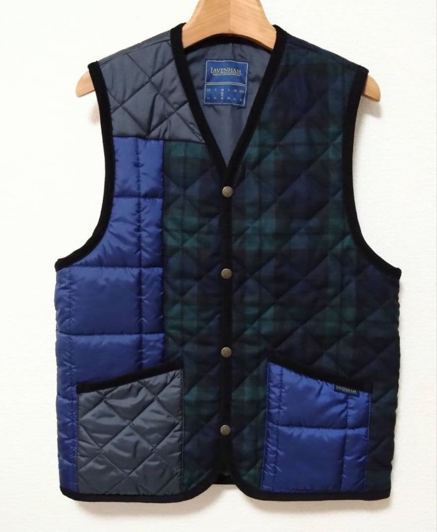 トップス LAVENHAM BLACKWATCH PATCH WORK DUBLIN 38