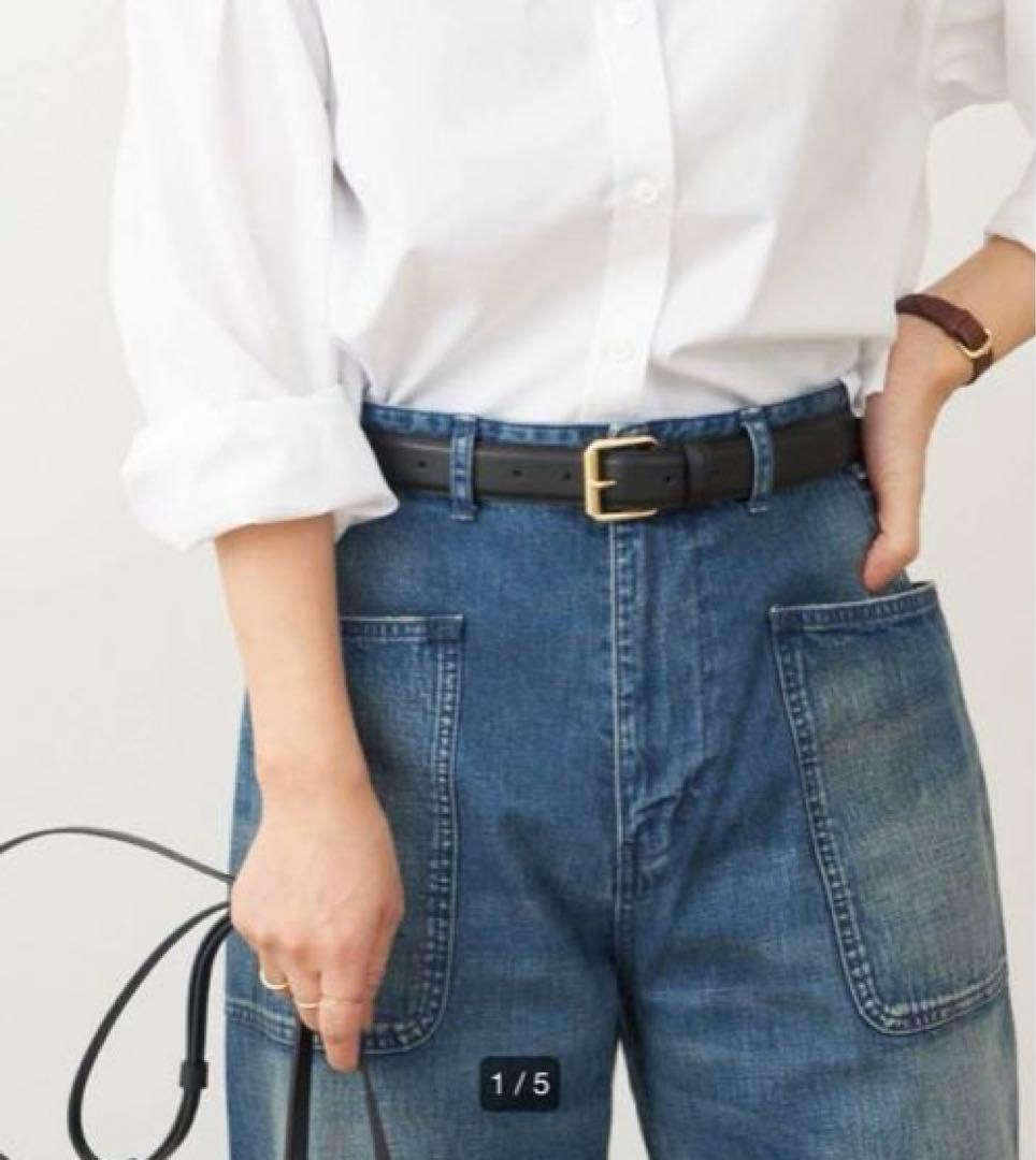 美品　MAISON BOINET メゾンボワネ ベルト ブラック